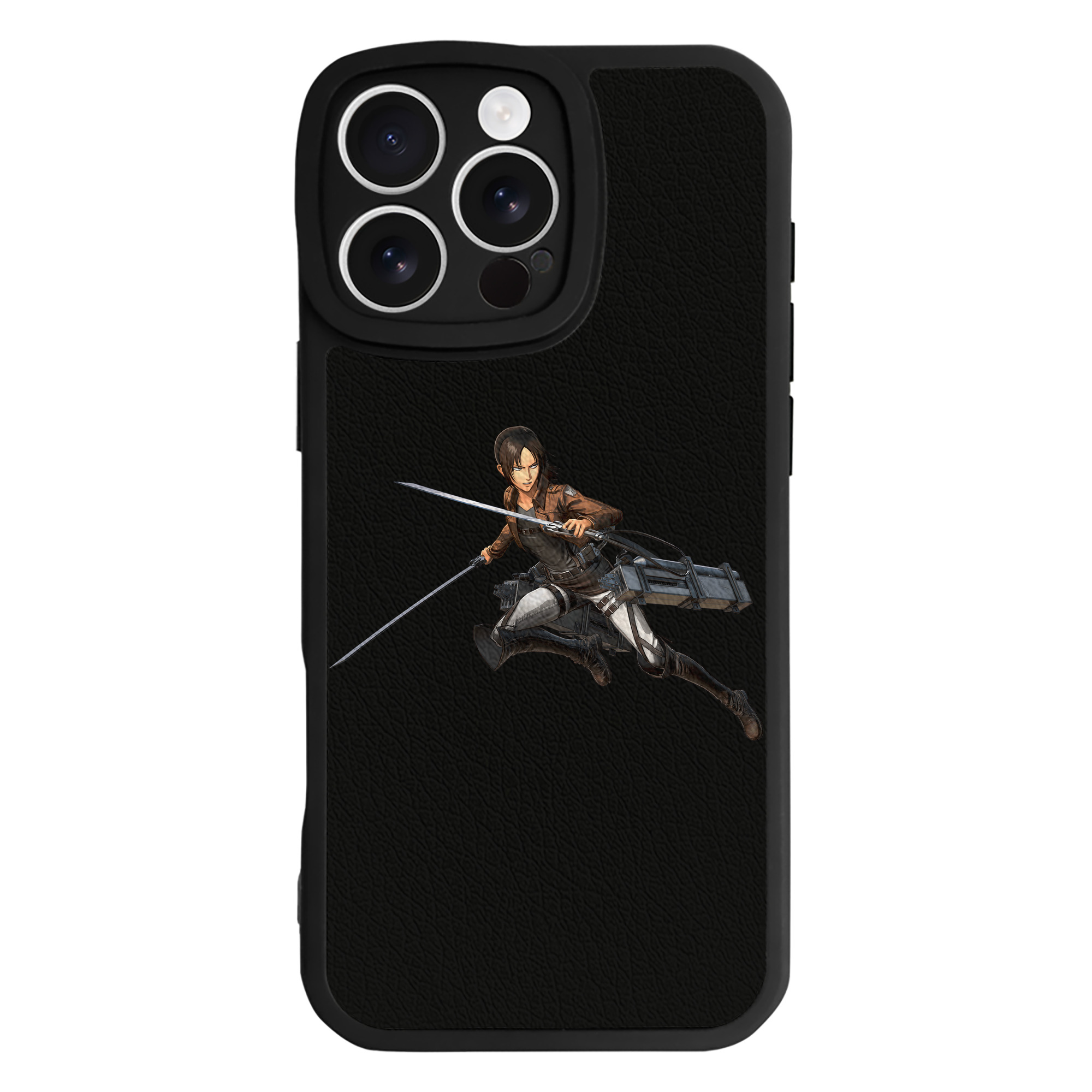 （画像用） 進撃の巨人 Attack on Titan 【iPhone 16シリーズ対応】シリコンスマホケース（レザー調） 材質：シリコン